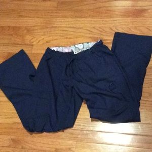 Navy ‘greentown’ scrub pants